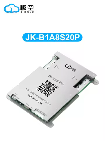 JIKONG BMS B1A8S20P Smart BMS 4S 5S 6S 7S 8S 12V 24V Battery 200Ah With 1A Actice Blance LifePO4 LTO