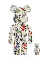 全新現貨 Ed Hardy x BE@RBRICK 400+100% macau 2021 Bearbrick