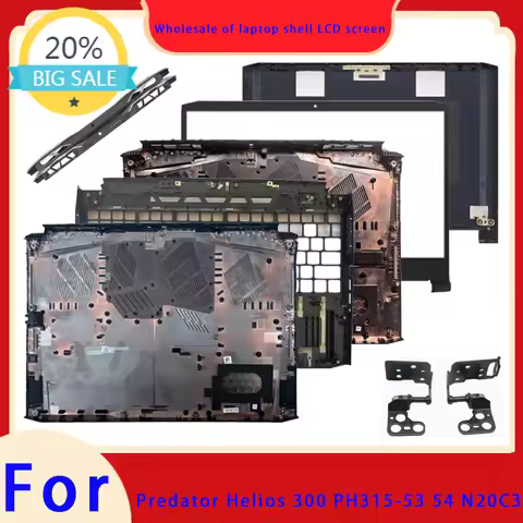 New suitable for N20C3 Predator Helios 300 PH315-53 laptop LCD back cover, front panel, palm rest bo