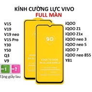 Vivo 9D FULL Tempered Glass Screen Y30/Y50/V15/V19/V19 neo/V15 pro/Q3/iQOO z1x/Z1/neo 3/neo 5/iQOO 7