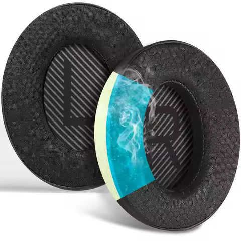 Cooling Gel Replacement Earpads Ear Cushions for Bose QuietComfort 35 II/45 (QC35/QC45/QC35 II) Head