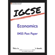 Cambridge IGCSE past year paper 0455 Economics Customize High resolution Writing spaces Flexible to 