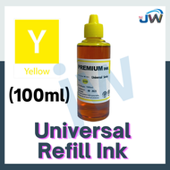 UNIVERSAL Inkjet Printer Refill ink Dye Ink 100ml For Any  Canon  HP CISS Printer