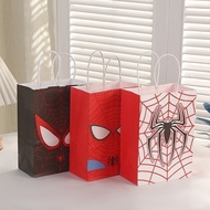 Fashion Spot Goods Children's Birthday Party Paper Bag Spider-Man Kraft Color Printing Clothing Tote Bag Spot Universal Gift Shopping Kraft Paper Bag