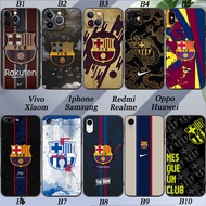 Barcelona F C Samsung Galaxy S21 FE Pro Plus Ultra 5G Silicone Soft Cover Camera Protection Phone Case