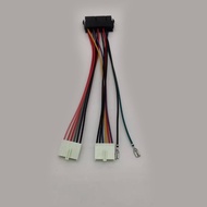1Pcs 20Pin ATX to 2Port 6Pin AT Converter Power Cable Cord for 286 386 486 Computer