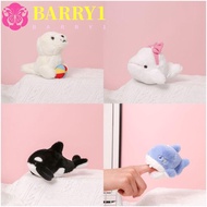 BARRY1 Orca Plush Keychain, Ocean Series Marine Animal Animal Beluga Plush Keyring, Backpack Pendant