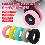 【8pcs】Thicken Luggage Wheel Protector Silicone No Noise Wheels Suitcase Wheels Cover创意新款Caster shoes