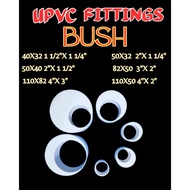 UPVC Reducing Bush/ UPVC Pipe Fitting Reducer Bush Pipe putih