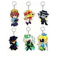 RBLX Forsaken Acrylic keychain lxlxlxlxl,Elliot,iTrapped,Two Time,007n7 Kawaii Cartoon game Characte