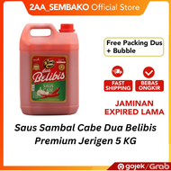 Saos Sambal Premium Cabe Dua Belibis Jerigen 5 KG 1 Pcs
