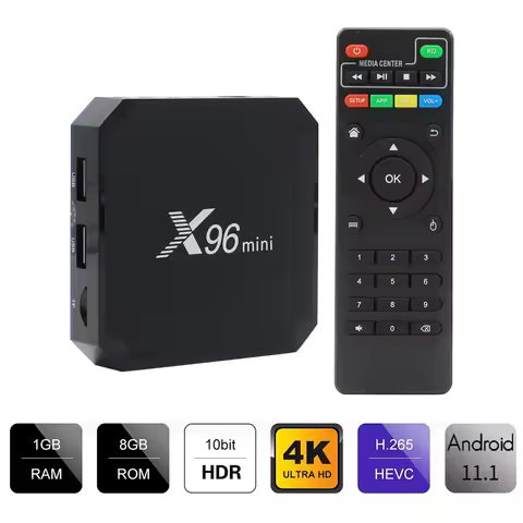 Original X96 mini Android 9.0 Smart TV Box Amlogic S905W Quad Core 2GB 16GB 2.4G WiFi Media Player X