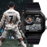 Football Star CR7 Peripheral Children'S Student Electronic Watch Sports Waterproof With Alarm Clock 