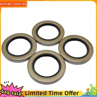 4Pcs Trailer Hub Grease Seals Set 2.25 X 3.371 -22029 for Most 5200lbs-7000lbs E-Z Lube and Regular 