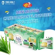 WIN2 BAKE S.MINI MUFIN PANDAN 20G 1 BOX