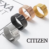 CITIZEN นาฬิกาเข็มขัดเหล็ก Original Light kinetic Energy ชาย Blue Angel Sky Eagle เข็มสีน้ำเงินขนาดเล็ก SAO ORANGE สร้อยข้อมือผู้ชายและผู้หญิง