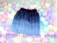 尺寸S~M~L-藍色冰雪奇緣雪花漸層暖呼呼毛線針織保暖肚圍-0516＊白麝香小舖＊全新日本製華歌爾嬪婷Wing內衣