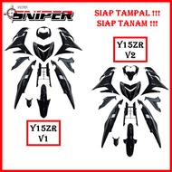 [FULL TANAM ] SNIPER COVERSET Y15 Y15ZR V1 V2 EXCITER RC BLACK / HITAM EXCITER RC