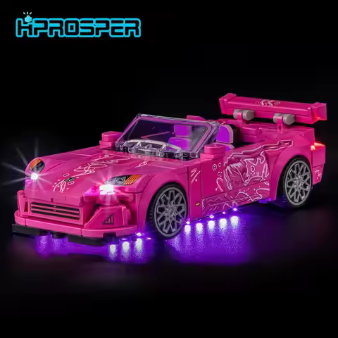 HPROSPER LED Light for Lego-77241 Speed Champions 2 Fast 2 Furious Honda S2000 Building Blocks Model