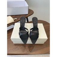 Slippers 417.5cm Pointed Toe Make Heel Size 35-3940 Not High Heel Return Exchange