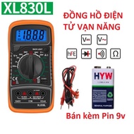 LCD electronic meter - Digital power meter multimeter XL830L and DT-830B (Sold with 9v battery) LK24