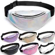 ﹍❃◑ 2021 Female Holographic Waist Pink Gold Pack Chest Ladies Bum Banana - Packs AliExpress