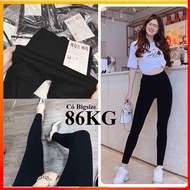 Quần Legging Tag Hàn 4 Túi vải thun Viscose dày đẹp co giãn tốt không Lộ tam giác khi phối với áo ng
