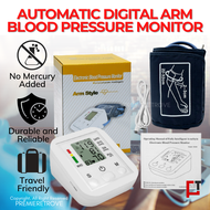 Battery &amp; USB Powered BP Monitor, Digital Arm Cuff, Home/Travel, Automatic BP Device