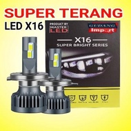 X16 H4 H11 H7 H1 H16 Super Bright Car Led Lights