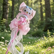 Melody Fairy Wand Magic Wand Flash with Light Lolita Stage Props#6509