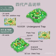 ThreeCat Funny Bunny Rabbit Trap Board Game Board Games for kids board game for family Card Game Table Game Party Game B
