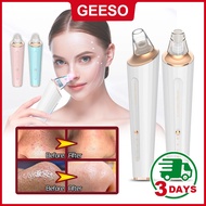 GEESO Electric Blackhead Removal With 3 Level Suction 4 Care Heads Pore Cleaner Machine Acne Remover
