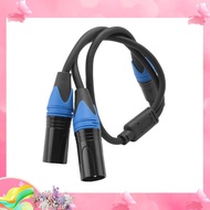 dgk50cm XLR Splitter Cable 1 XLR Female to 2 XLR Male XLR Y Splitter Cable Microphone Splitter Cord 