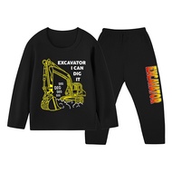 Boys' Pajama Set Excavator i can dig it Age 1-10 Years 308