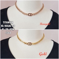 Titanium Regal CD Necklace