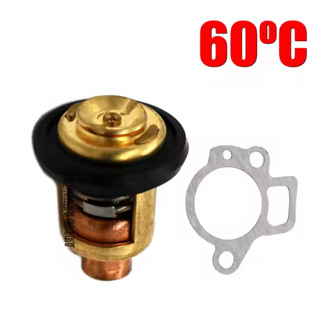Thermostat 66M-12411-00 6G8-12411 and Gasket 62Y-12411-A1 for YAMAHA 4 stroke 2.5HP 4HP 8HP 15HP 30H