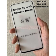 (Camera Open Hole Gaming Super 5D) Red mi Note 9 9s 10 10s Pro/10T Po co F3 X3 Pro GT/Black Shark 4 