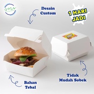Burger Box, Burger Box, Burger Packaging, Burger Container, Burger Paper Tray, Burger Box, Dimsum Bo