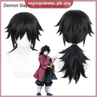 [MANGO] Anime Tomioka Giyuu Cosplay Wig 60cm Synthesis Cosplay Wig DIY Hair Extension Heat Resistant