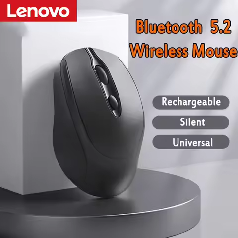 Lenovo Universal Wireless Bluetooth Mouse Rechargeable Dual-mode Silent Business Office Esports Gami