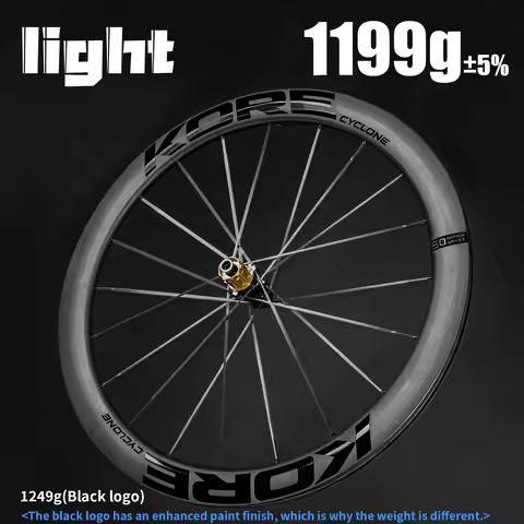 KORE Carbon Spoke Wheelset-50mm-T1000 Carbon Rims 36T/60T Ratchet Hub XDR/HG 700C Design for Ultra-L