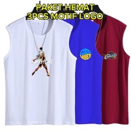 3 PCS MEN'S SINGLET PACKAGE MEN'S TANKTOP TOP/ 3 PCS MEN'S SINGLET/ DISTRO MEN'S UNDERSHIRT/