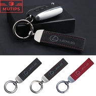 Lexus Car Leather Keychain For rx 570 RX300 LX570 CT200H NX250 RX350 LX470 IS NX ES Accessories