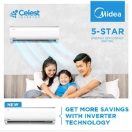 MIDEA 2.5hp Celest Inverter Split Type Aircon