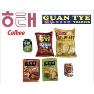 HAITAI/CALBEE (KOREA) HONEY BUTTER CHIP/ SHINDANGDONG /CALBEE JAGABEE EGG CRAB POTATO STICK/CALBEE J