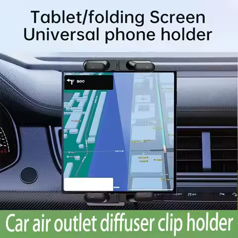 Car Air Vent Universa Holder Mount, Stand Compatible with 7" - 12.9" Tablets iPad ,4" - 7"Folding Sc
