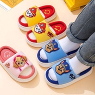 paw patrol Children's slippers household linen slippers soft soled lovely indoor Baby Slippers