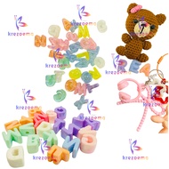90gram 3D large letter beads alphabet beads DIY craft accessories