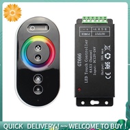 GT666 RGB LED LED Strip Controller Wireless  Touch Remote DC 12V 24V 18A 3 Channels Lights Tape Dimm