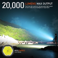Sophion DL46 Diving Flashlight Outdoor Camping Long-Range Searchlight MAX20000 Lumens 46950 Battery
